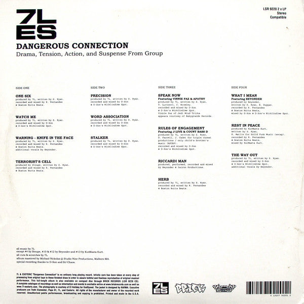 7L & Esoteric : Dangerous Connection (2xLP, Album)