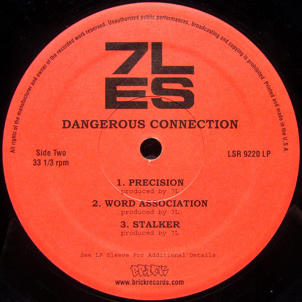 7L & Esoteric : Dangerous Connection (2xLP, Album)