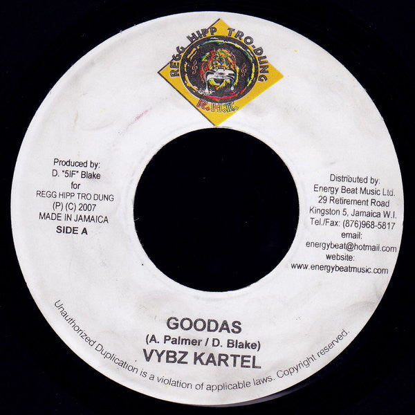 Vybz Kartel : Goodas (7")