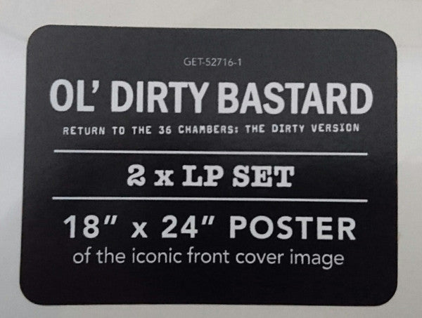 Ol' Dirty Bastard : Return To The 36 Chambers: The Dirty Version (2xLP, Album, RE)