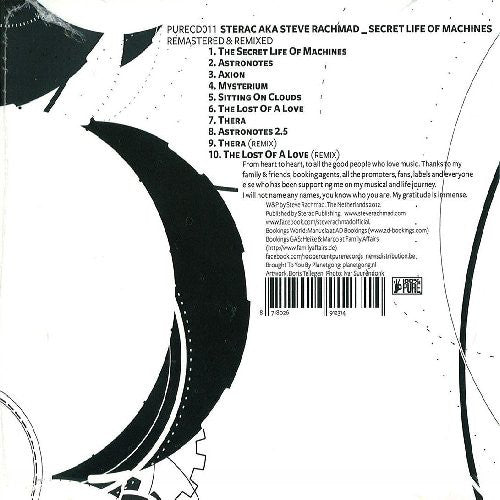 Sterac AKA Steve Rachmad : Secret Life Of Machines (Remastered & Remixed) (CD, Album, RM)
