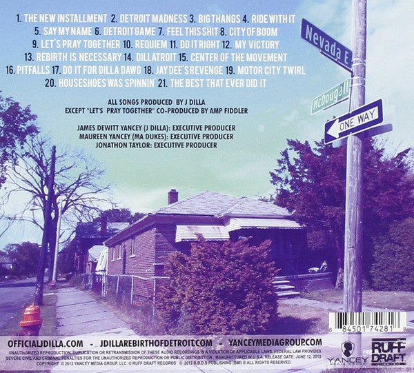 J Dilla : Rebirth Of Detroit (CD, Album)