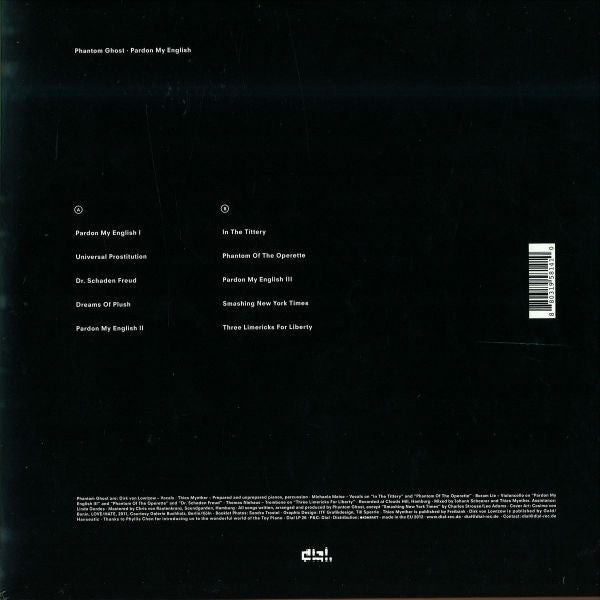 Phantom/Ghost : Pardon My English (LP, Album)