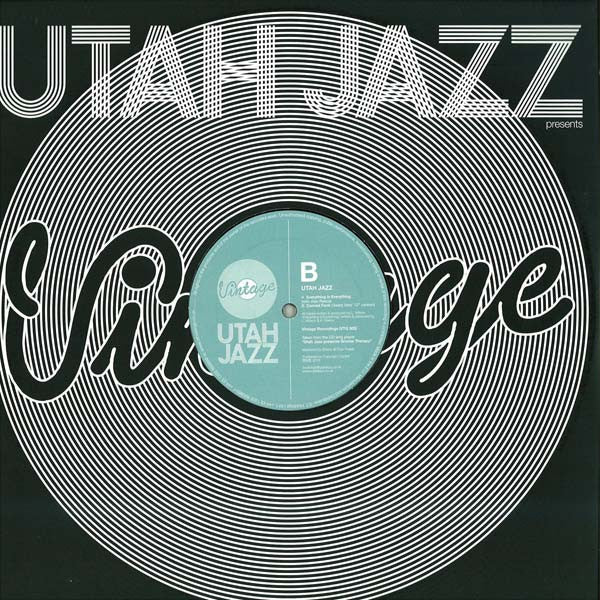 Utah Jazz : Everything Is Everything / Conrad Funk ('Beats Intro' 12" Version) (12")