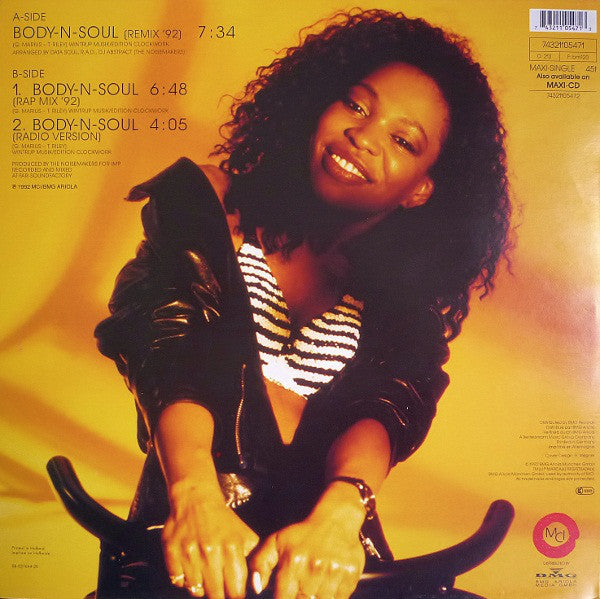 Lori Glori : My Body + Soul (12", Maxi, Son)