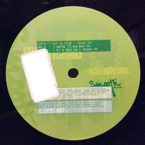 Capital T Feat. MC Peace : Raving Cru (12")