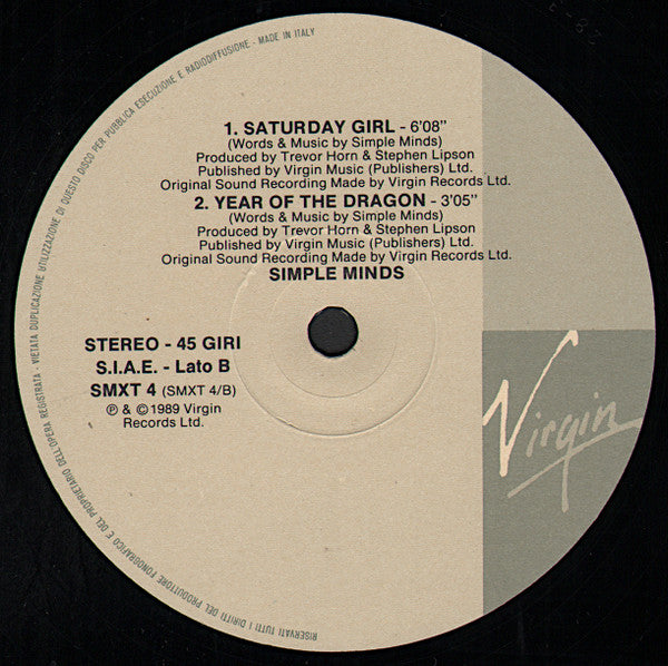 Simple Minds : This Is Your Land (12", Maxi)