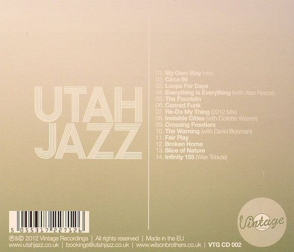 Utah Jazz : Groove Therapy (CD, Album)