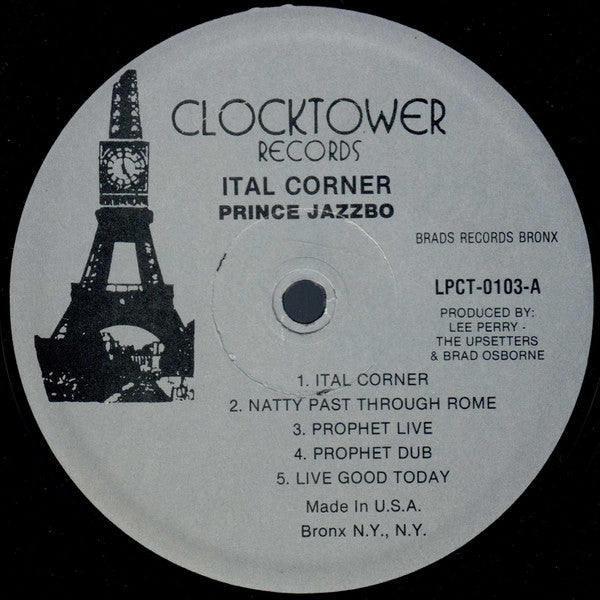 Prince Jazzbo : Ital Corner (LP, Album, RE)