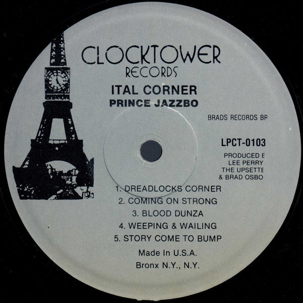 Prince Jazzbo : Ital Corner (LP, Album, RE)