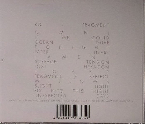 RQ : Fragment (CD)