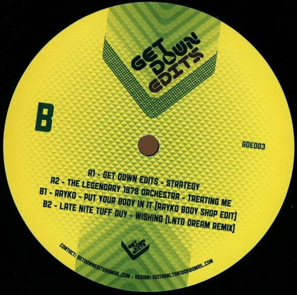 Various : Get Down Edits Vol. 3 (12", Unofficial)