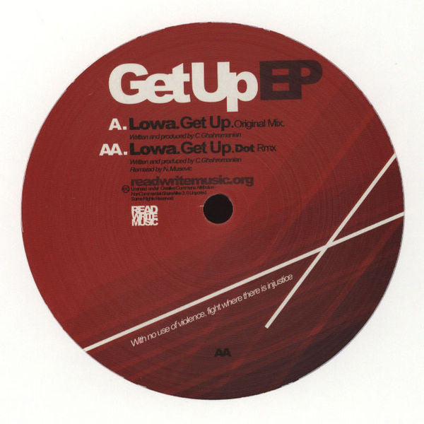 LOWA : Get Up EP (12")