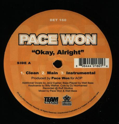 Pacewon : Okay, Alright (12", Single)