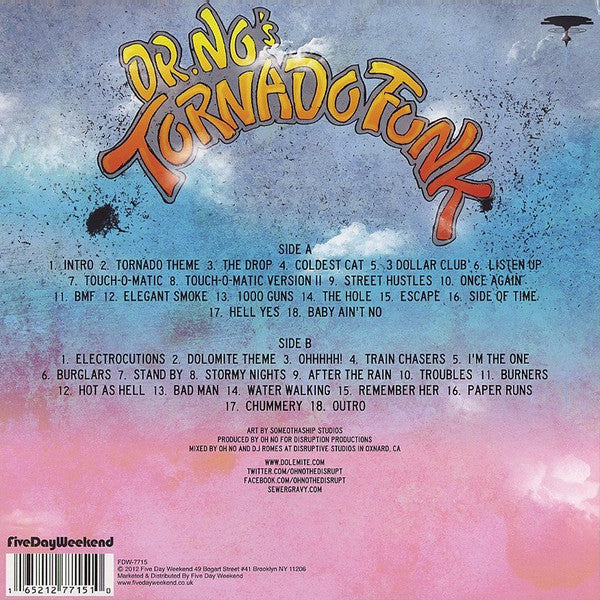 Oh No : Dr. No's Kali Tornado Funk (LP, Album)