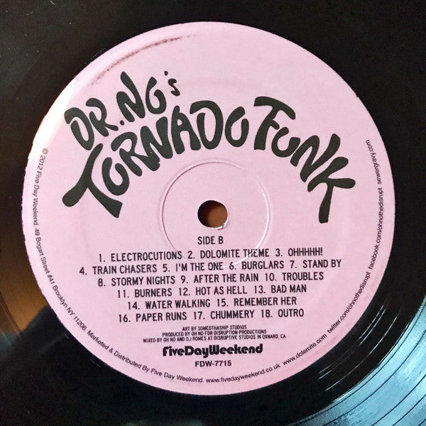 Oh No : Dr. No's Kali Tornado Funk (LP, Album)