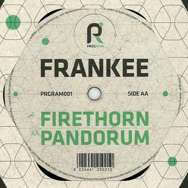Frankee (3) : Firethorn / Pandorum (12")