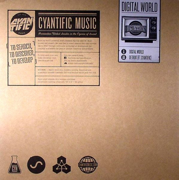 Dimension (12) : Digital World / Detroit (12")
