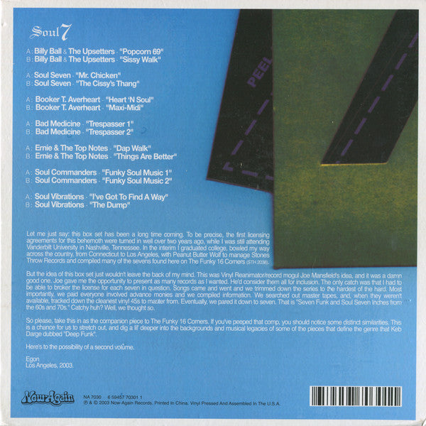 Various : Soul 7 (7x7", RE, RP + Box)