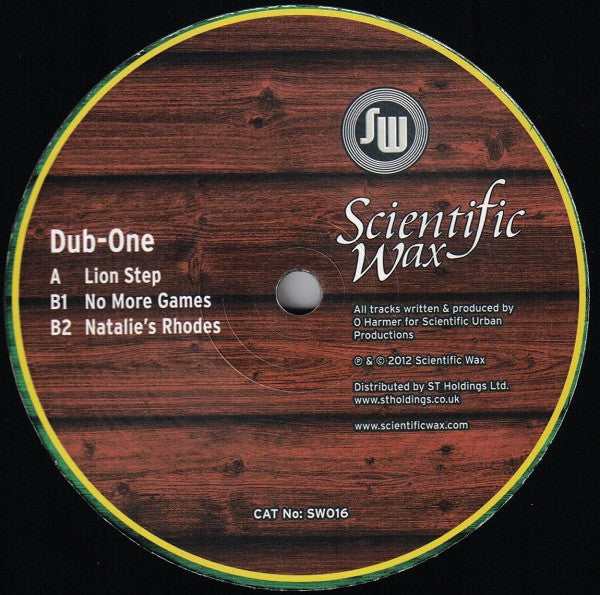 Dub One : Lion Step / No More Games / Natalie's Rhodes (12")