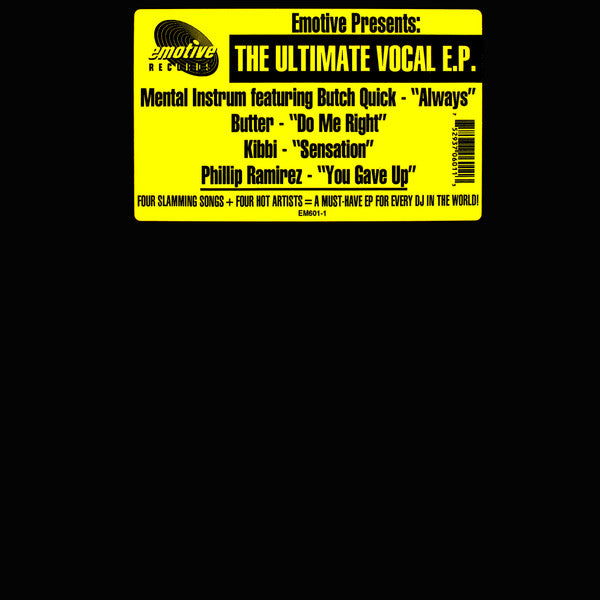 Various : The Ultimate Vocal E.P. (12", EP)