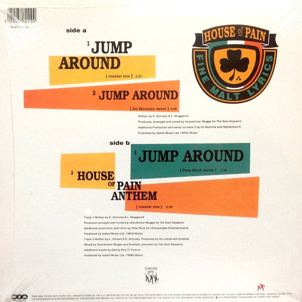 House Of Pain : Jump Around (12", RP)