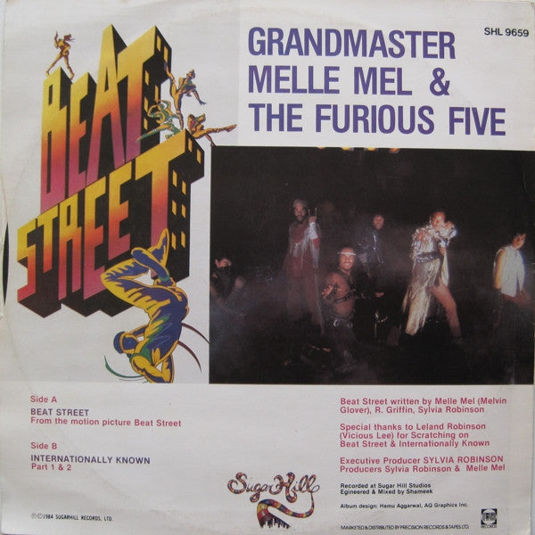 Grandmaster Melle Mel & The Furious Five : Beat Street / Internationally Known Part 1 & 2 (12")