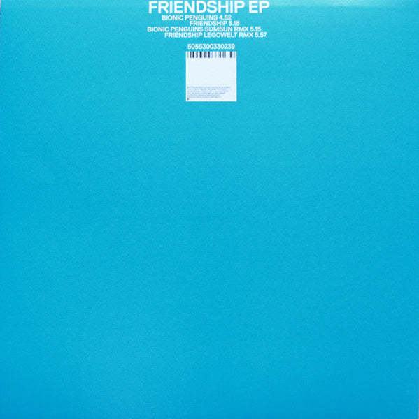 Chrissy Murderbot : Friendship EP (12", EP, Ltd)