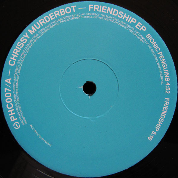 Chrissy Murderbot : Friendship EP (12", EP, Ltd)