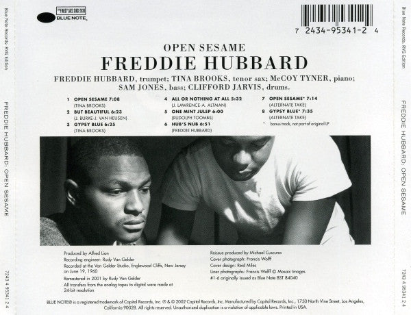 Freddie Hubbard : Open Sesame (CD, Album, RE, RM)