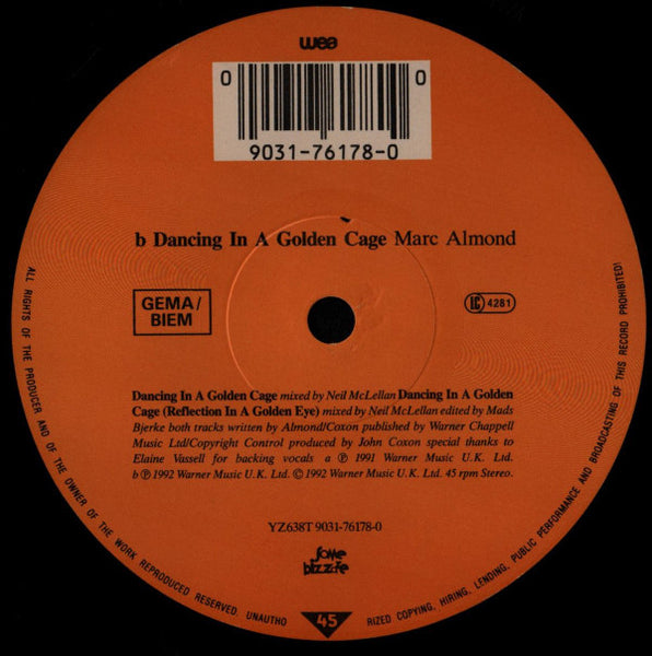 Marc Almond : The Days Of Pearly Spencer (12")