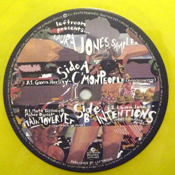Laura Jones (2) : Laura Jones Sampler (12", Smplr, Yel)