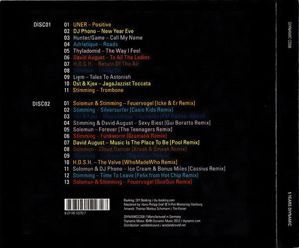 Various : Five Years Diynamic (2xCD, Comp)