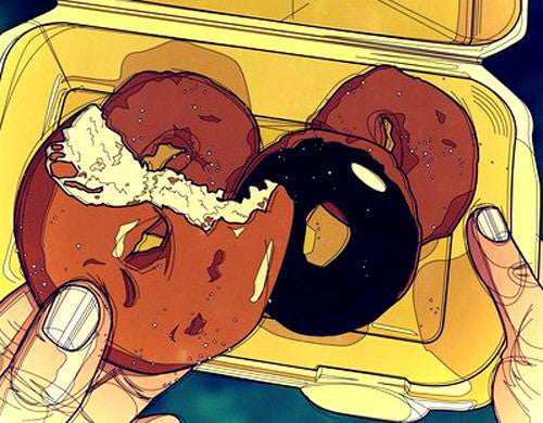 Pusherman (3) : Donuts EP (12", EP)