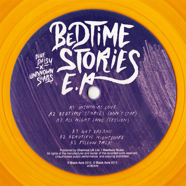 Blue Daisy X Unknown Shapes : Bedtime Stories E.P. (12", EP, Ora)