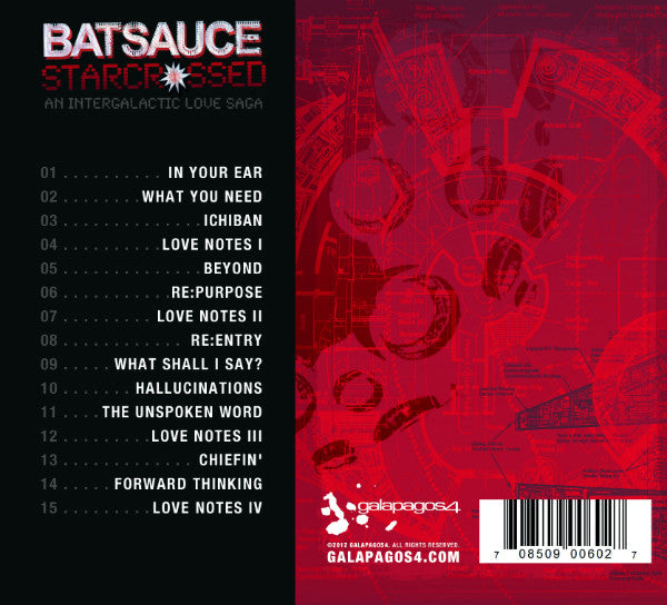 Batsauce : Starcrossed (CD, Album)