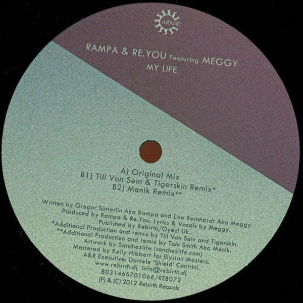Rampa & Re.You Feat. Meggy : My Life (12")