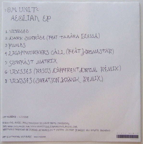 Om Unit : Aeolian EP (CDr, EP)
