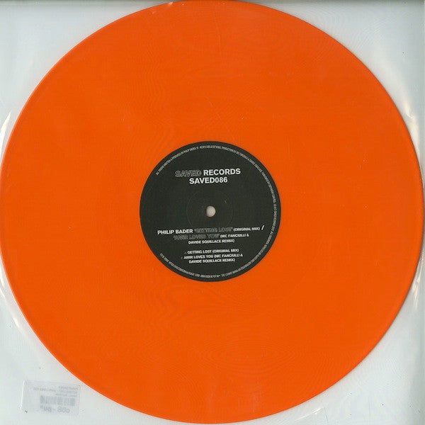 Philip Bader : Getting Lost / Amir Loves You (12")