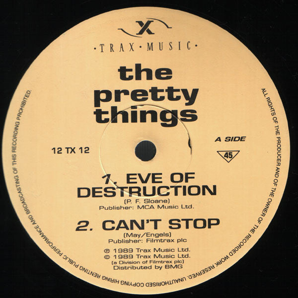 The Pretty Things : Eve Of Destruction (12")