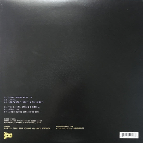 Onra : Deep In The Night (12", EP)