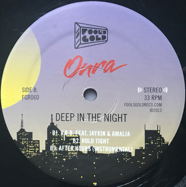 Onra : Deep In The Night (12", EP)