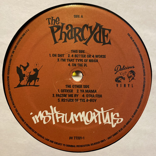 The Pharcyde : Bizarre Ride II The Pharcyde Instrumentals (LP)