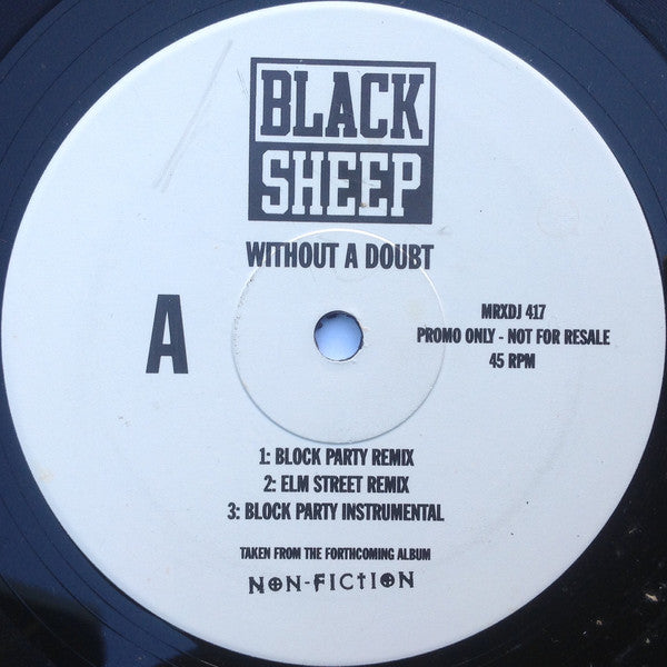 Black Sheep : Without A Doubt (12", Promo)