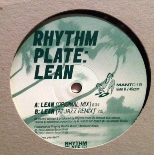 Rhythm Plate : Lean (12")