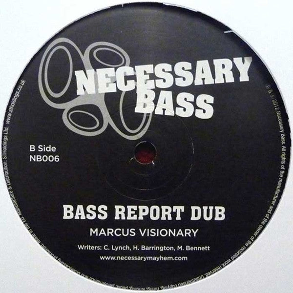 Marcus Visionary : Bass Report (12")