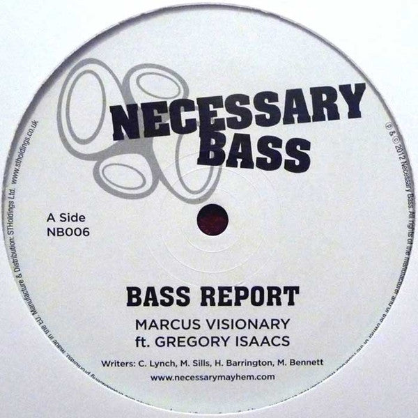 Marcus Visionary : Bass Report (12")