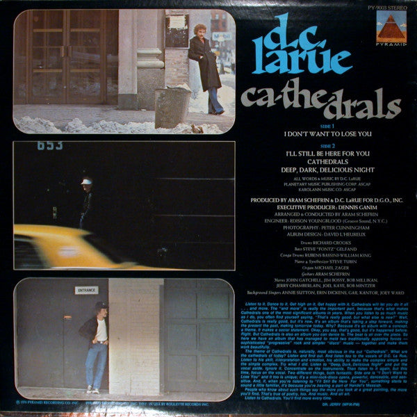 D.C. LaRue : Ca-The-Drals (LP, Album)