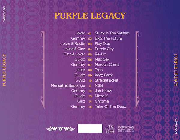 Various : Purple Legacy (A History Of Purple WOW) (CD, Comp)