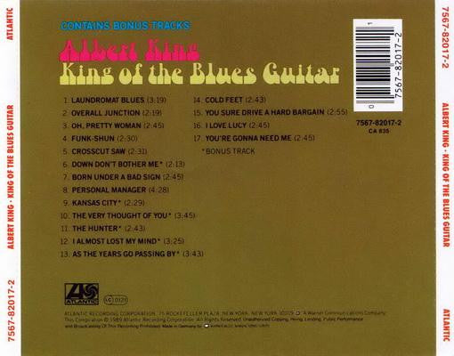 Albert King : King Of The Blues Guitar (CD, Comp, RM)
